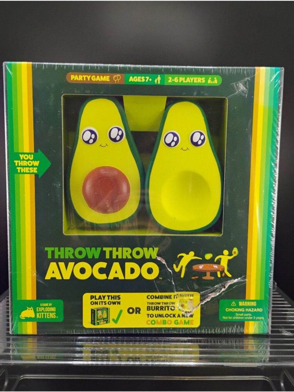 Throw Throw Avocado Dodgeball Card Game By Exploding Kittens